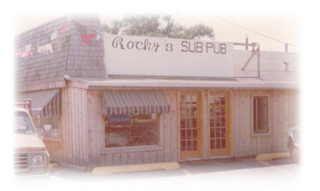 Pizza restaurant Rocky's Sub Pub (1977)